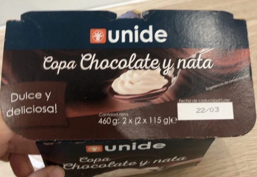 copa chocolate y nata