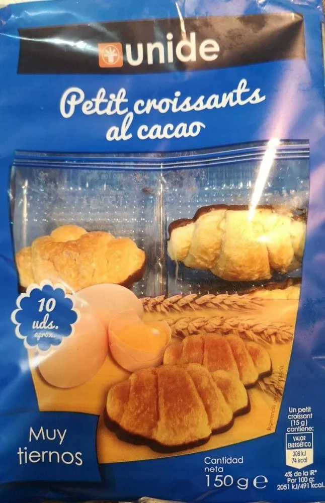 Petit croissant al cacao