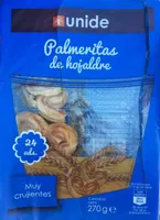 Palmeritas de hojaldre
