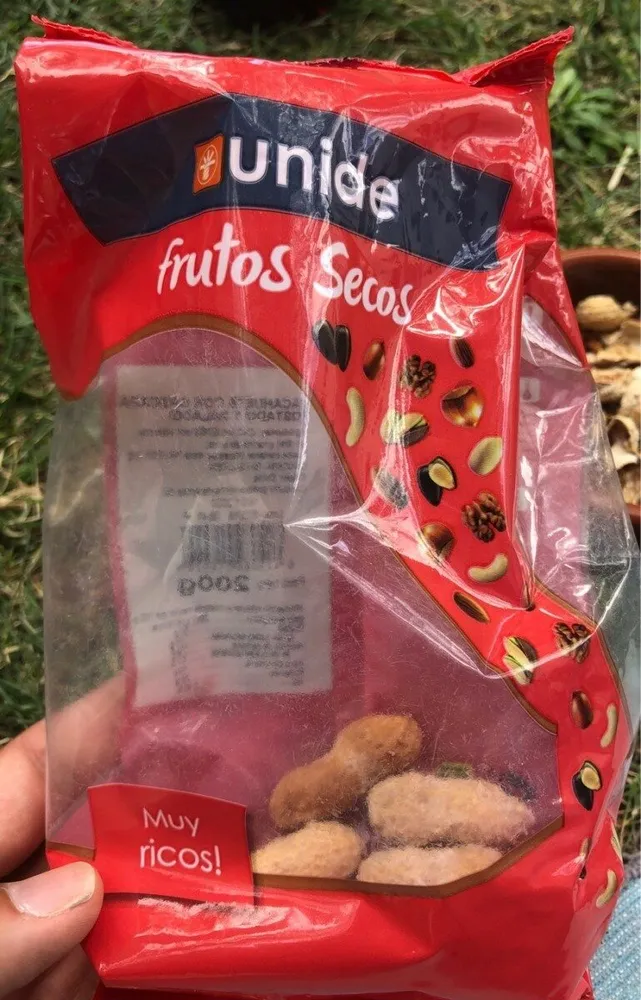 Cacahuete can cáscara tostado y salado