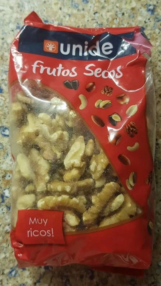 Frutos secos, nueces sin cáscara