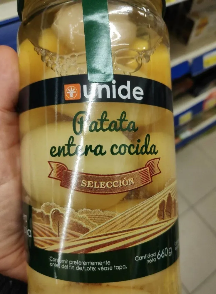 Patata entera cocida