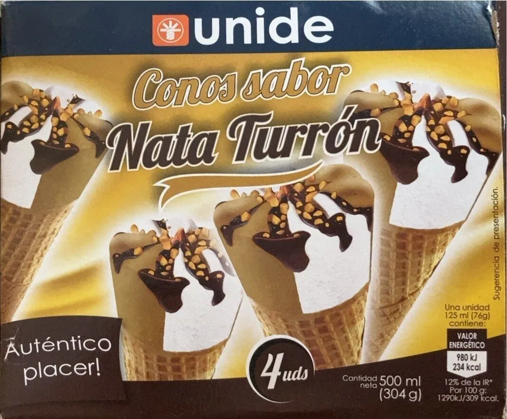 Cono Sabor Nata Turrón