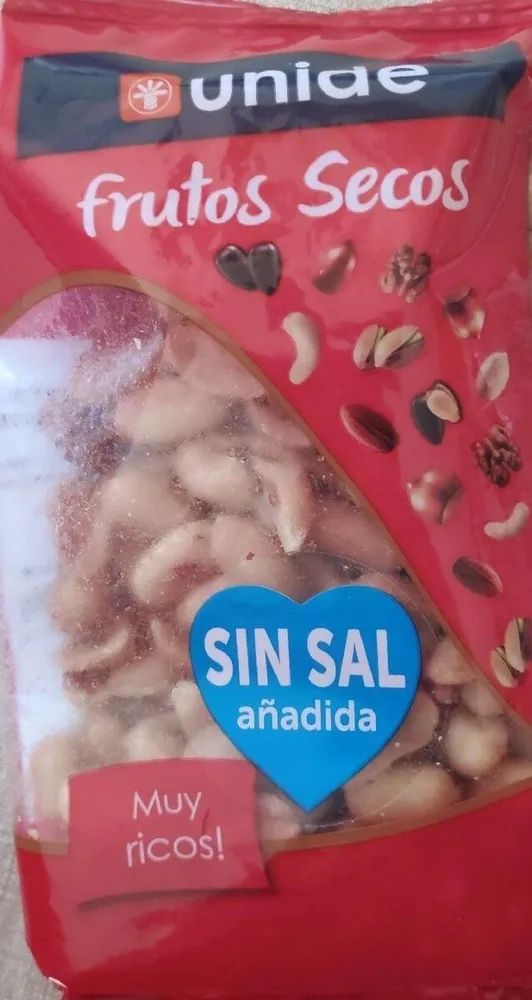 Cacahuete sin piel frito sin sal añadida