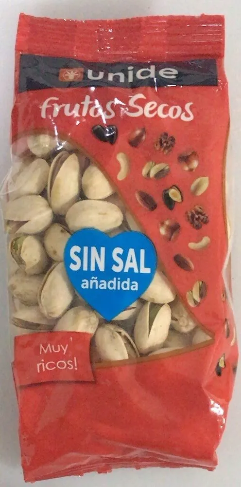 Pistacho tostado sin sal añadida