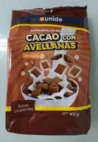 Almohadillas rellenas cacao con avellanas