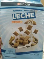 Almohadillas rellenas leche