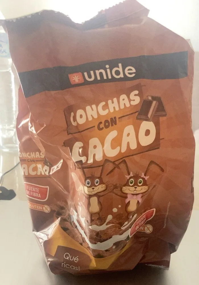 Conchas con cacao