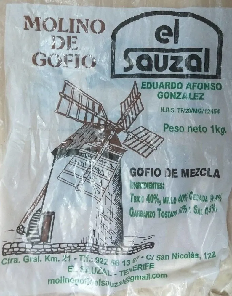Gofio de 3 cereales y garbanzos
