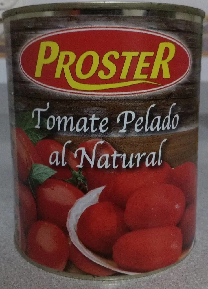 Tomate pelado al natural