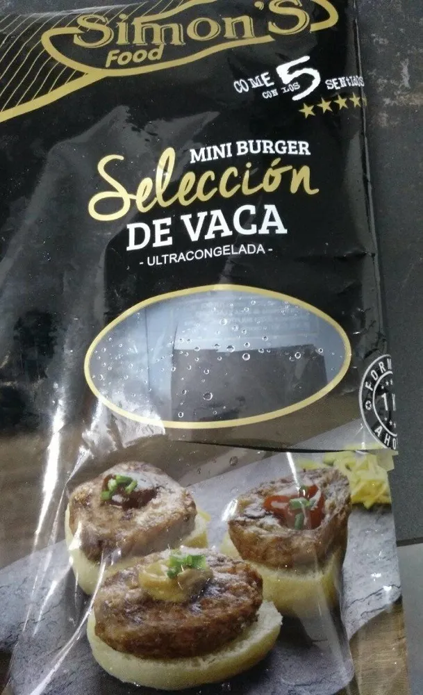 Mini burger Simon's food