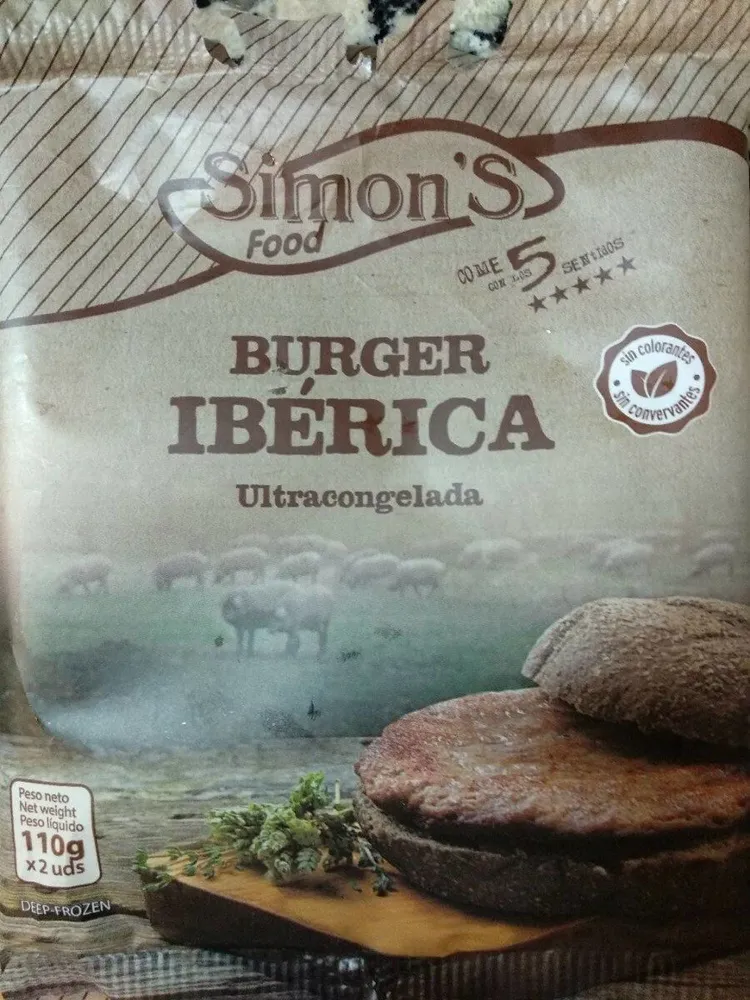 Burguer Ibérica ultracongelada
