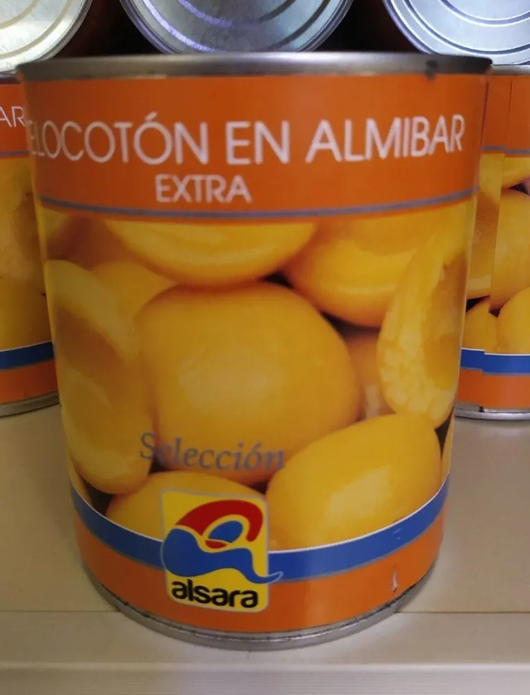 Melocotón en almibar