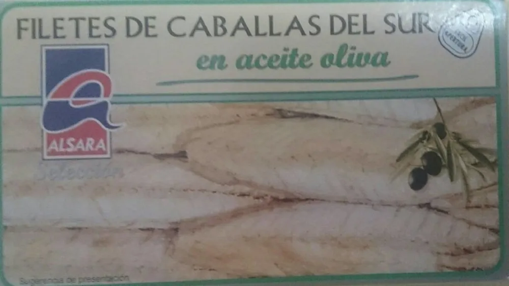 Filetes de caballa del sur