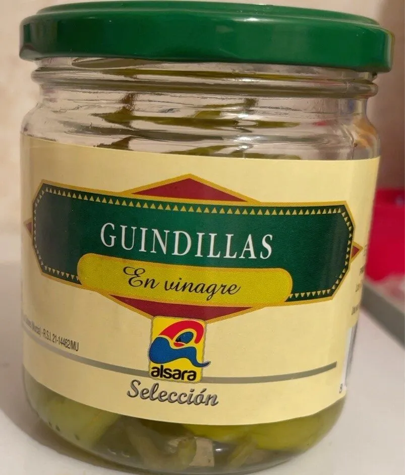 Guindillas en vinagre