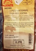 Chorizo Artisanal Piquante Extra
