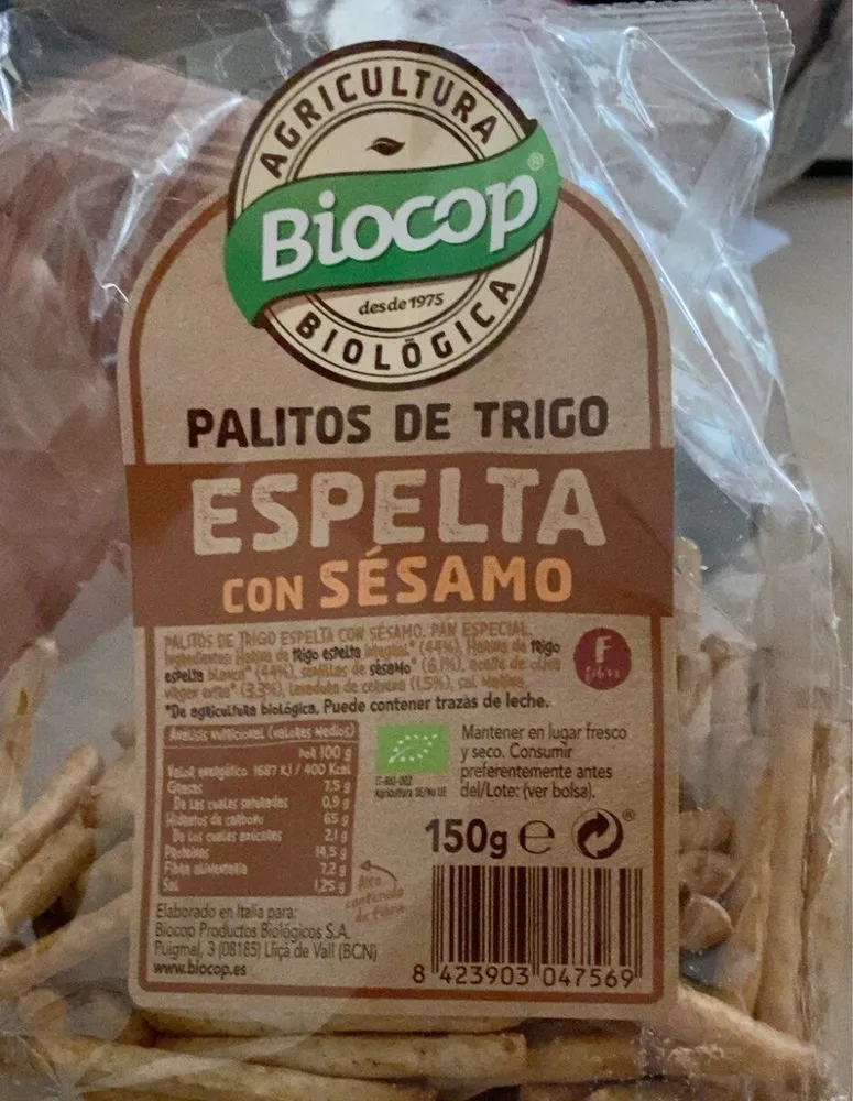 Palitos de trigo