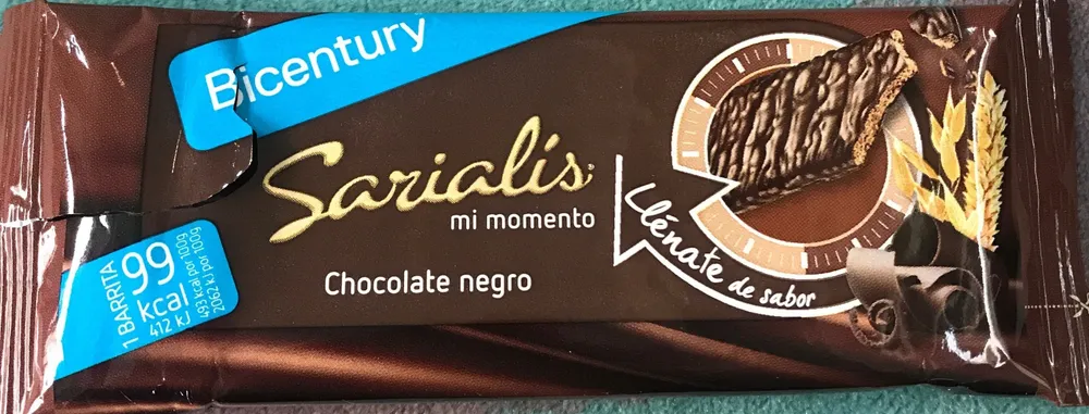 Snack chocolate negro & cereales