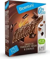Snack de chocolate negro & cereales