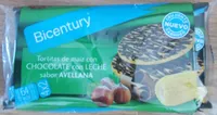 Tortitas de maíz con chocolate con leche sabor avellana