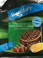 Tortitas de maiz con chocolate con leche