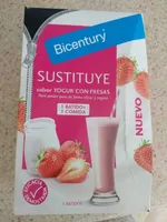 Sustituye sabor yogur con fresas