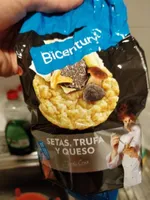 Tortitas de maíz sabor setas, trufa y queso