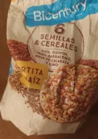6 semillas y cereales. Tortita de maiz