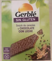 Snack de cereales y chocolate con leche