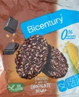 Tortitas de maíz con chocolate negro