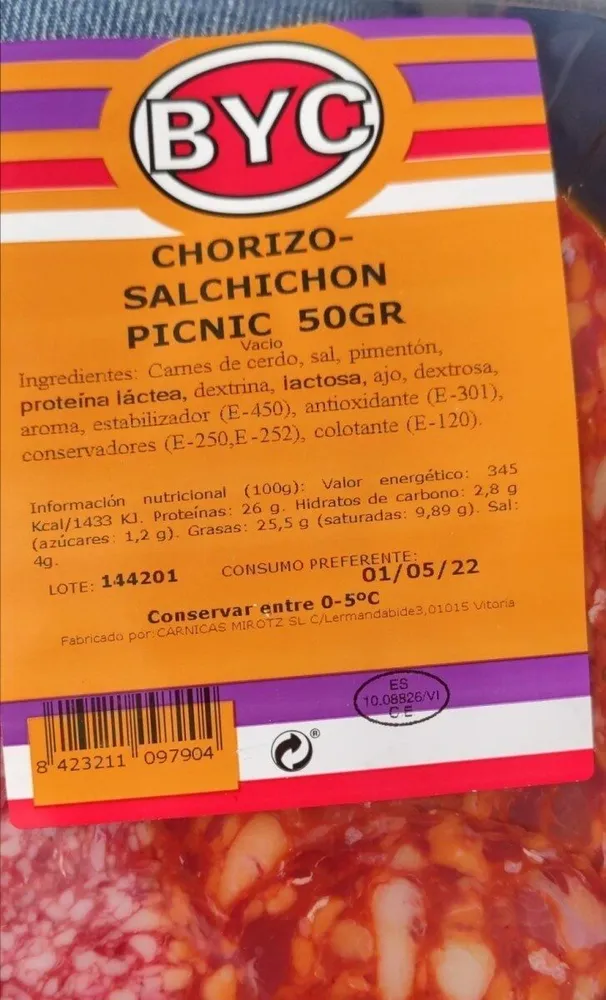 Chorizo-salchichon