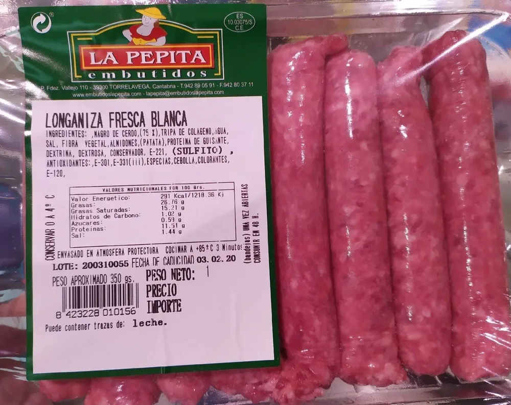 Salchichas frescas
