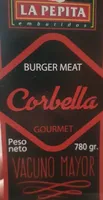 Corbella burger meat