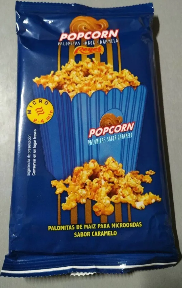 Popcorn palomitas sabor caramelo
