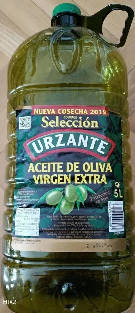 Aceite oliva virgen extra