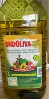 Mélange d’huile de tournesols et lui de l’olive extra vierge