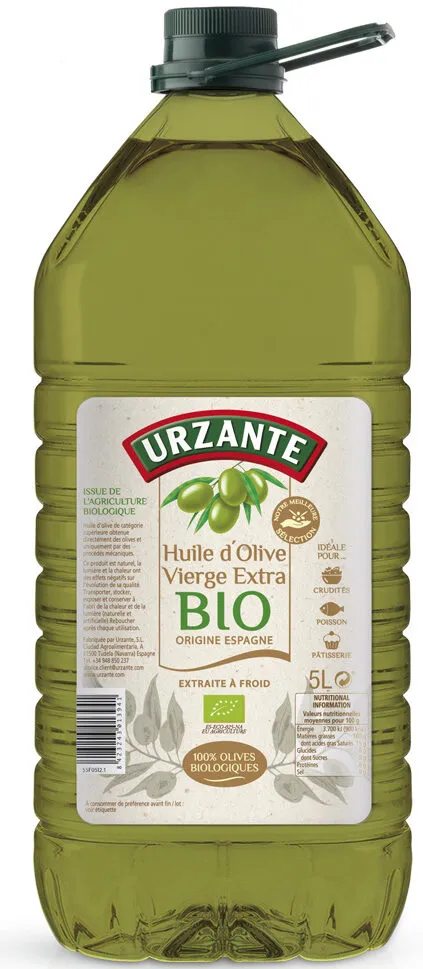 Huile d'Olive Vierge Extra Bio Urzante