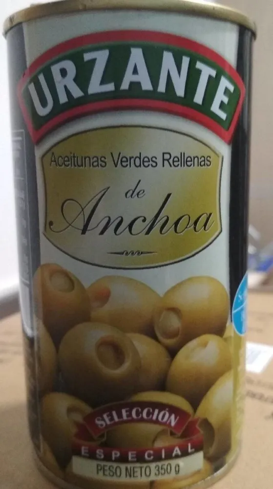 Aceitunas Verdes Rellenas de Anchoa