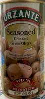 Seasoned Cracked Green Olives