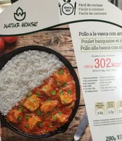 Poulet basquaise et riz