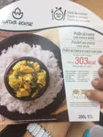 Poulet au curry coco et riz