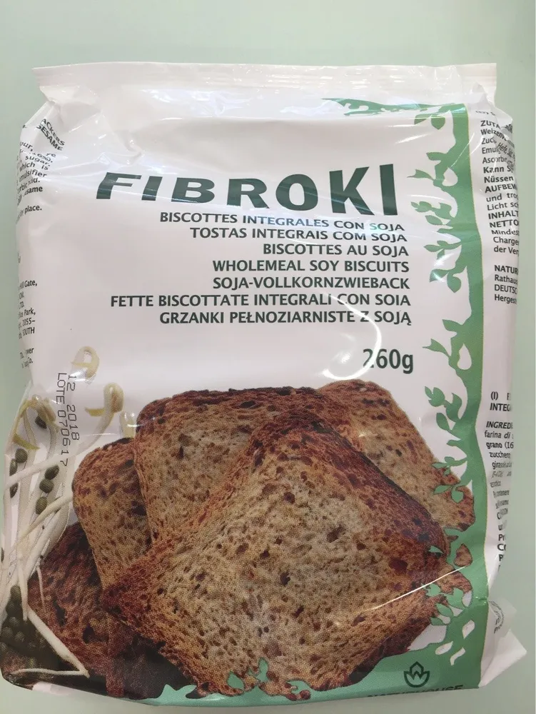 Fibroki biscottes soja
