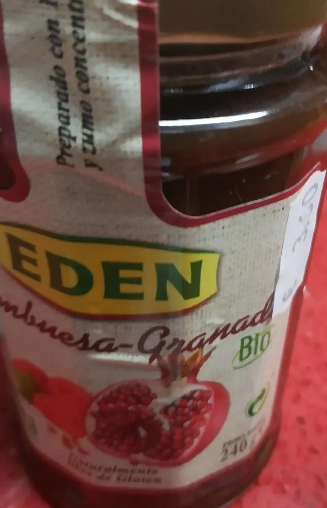 Mermelada de frambuesa y granada