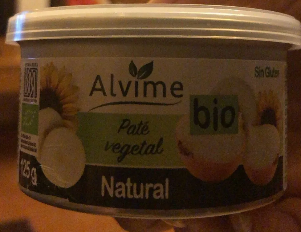 Pate vegetal natural