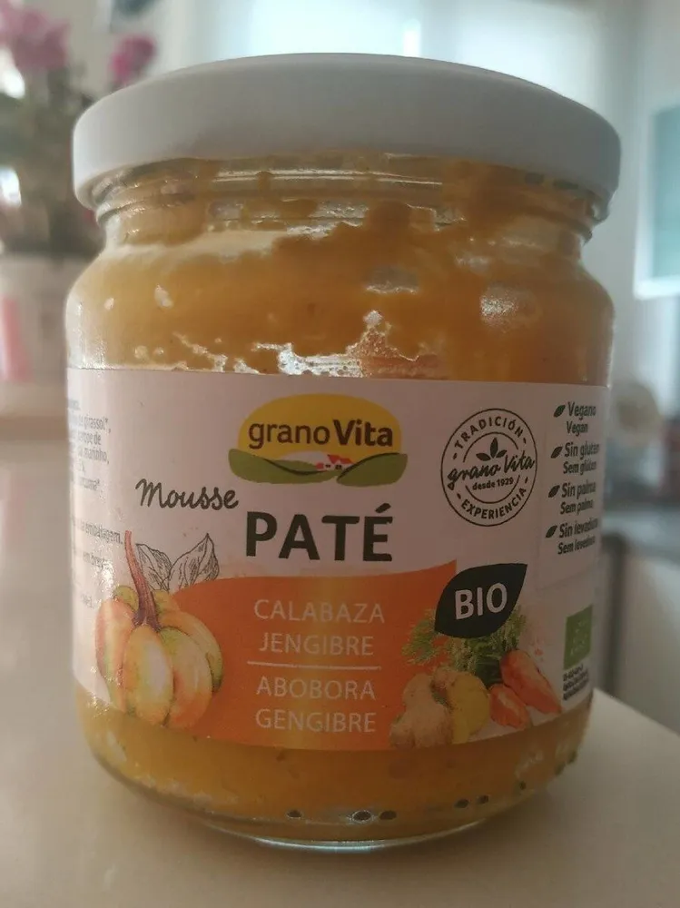 Paté de calabaza y jengibre