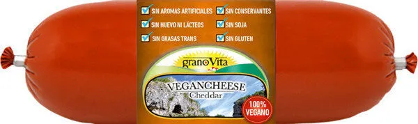 Vegancheese cheddar a base de anacardo sin gluten