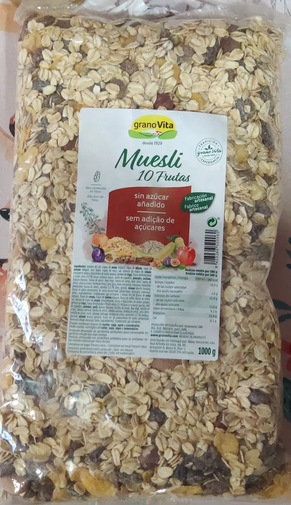 Muesli 10 frutas integral