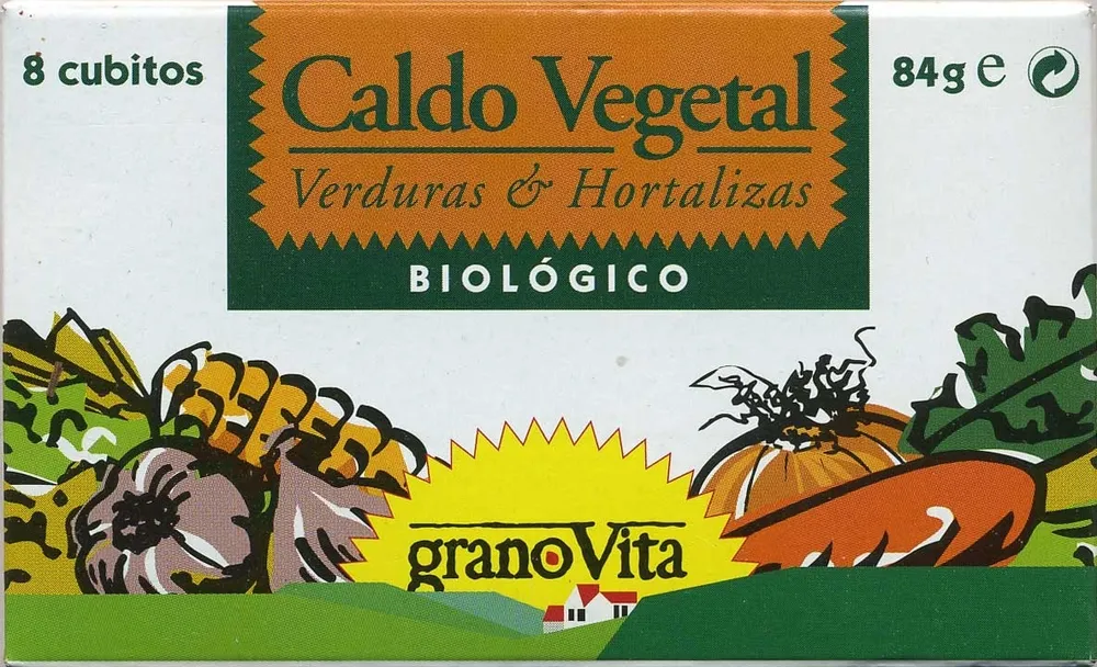 Caldo vegetal biológico