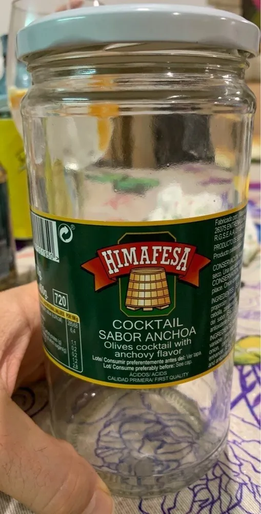 Cocktail sabor anchoa