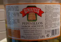 Pepinillos sabor anchoa